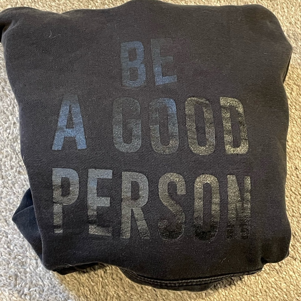 Black Be A Good Person Hoodie